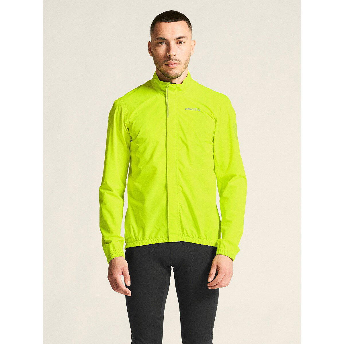 Craft Core Endur Hydro 2 Veste Pluie Vélo Homme - Jaune Fluo 3/5