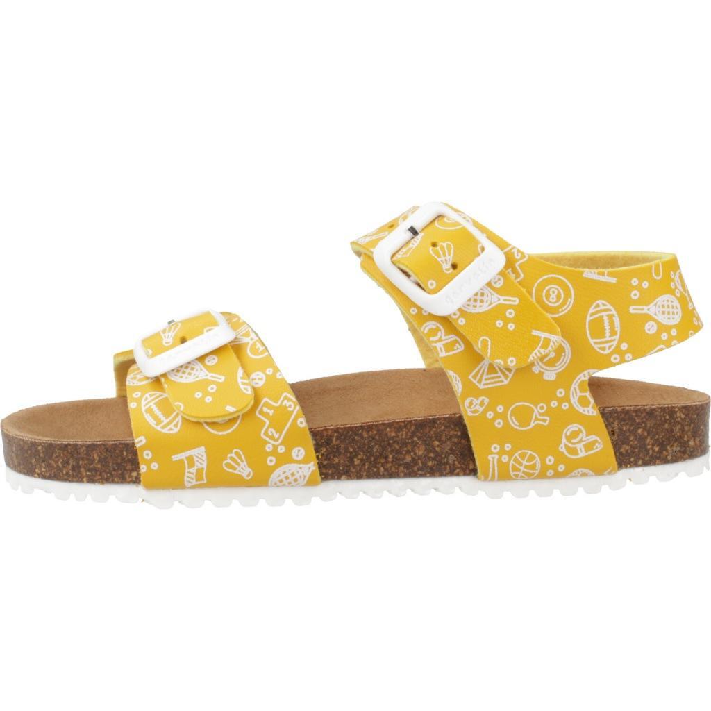 Sandales Garvalin Modèle 242470g Couleur Jaune 2/6