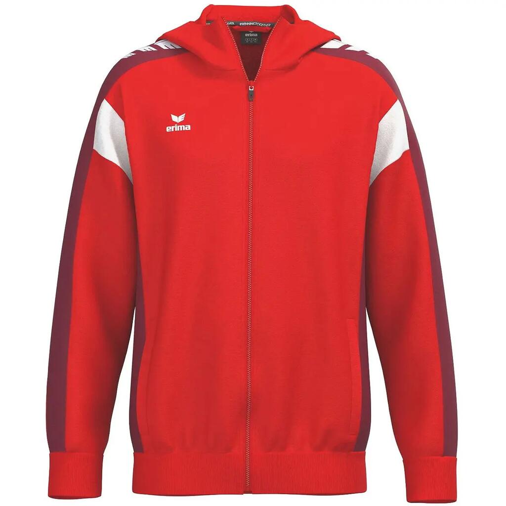 Erima Celebration 125 Trainingsjack Met Capuchon Rood/nieuw Bordeaux Junior