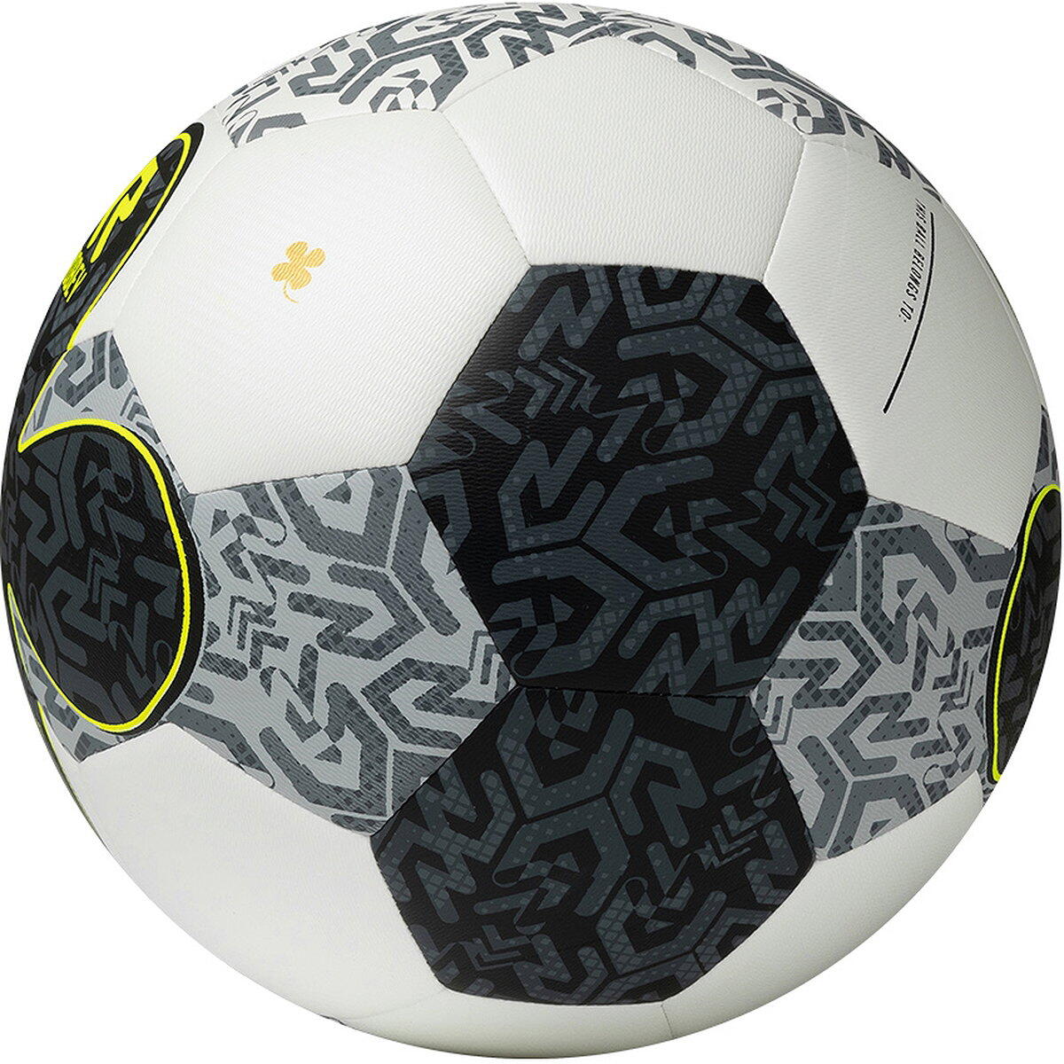 Robey Daisy Cutter 350 (Taille 5) Ballon d'entraînement - Blanc / Jaune Fluo 3/3