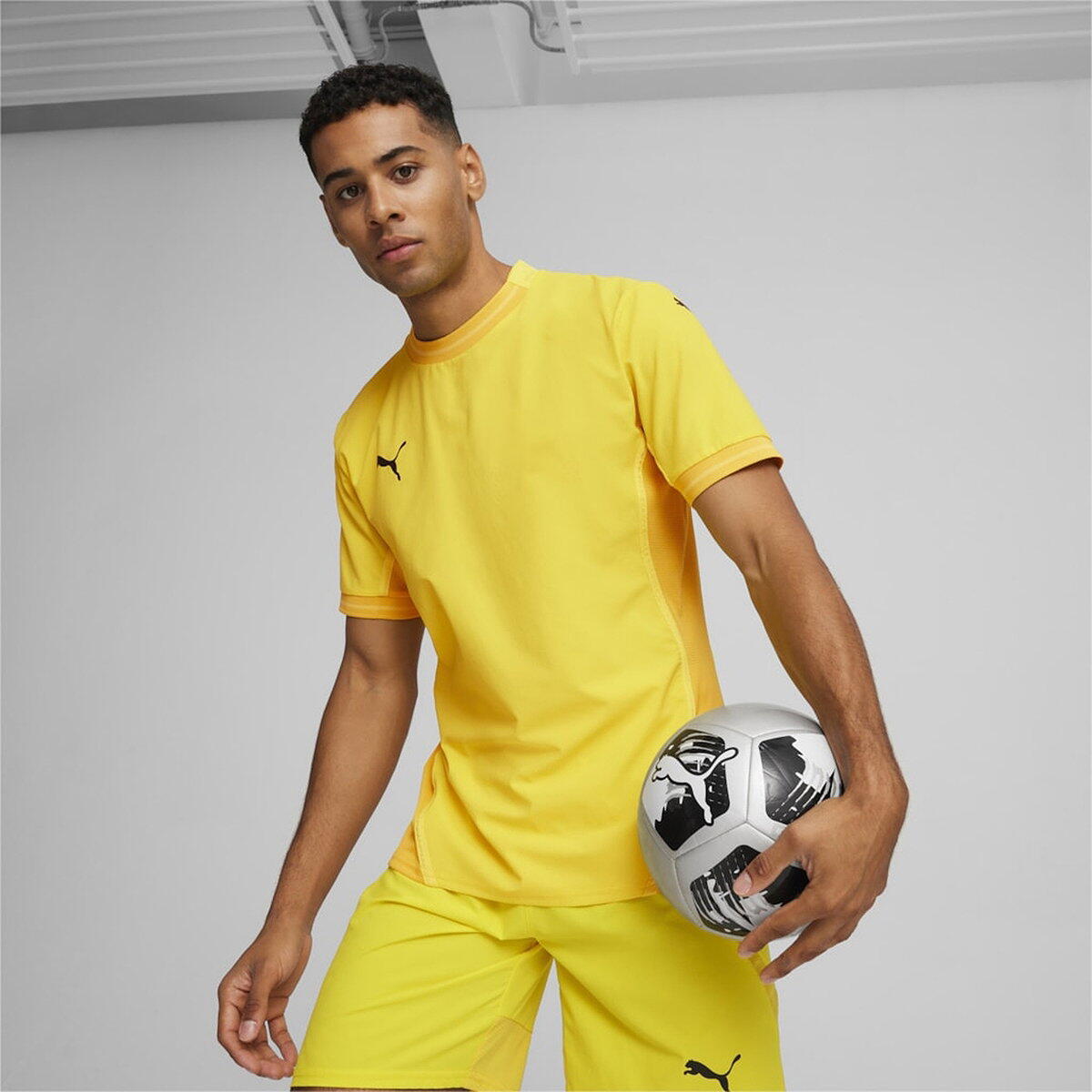 Puma Teamfinal Maillot Manches Courtes Homme - Jaune 3/5