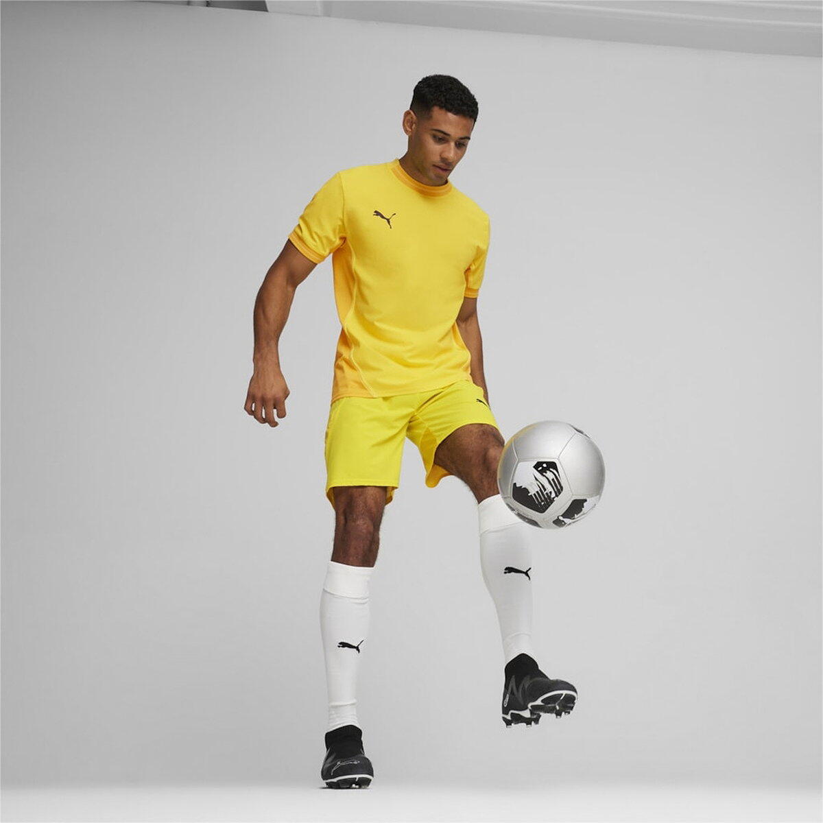 Puma Teamfinal Maillot Manches Courtes Homme - Jaune 5/5