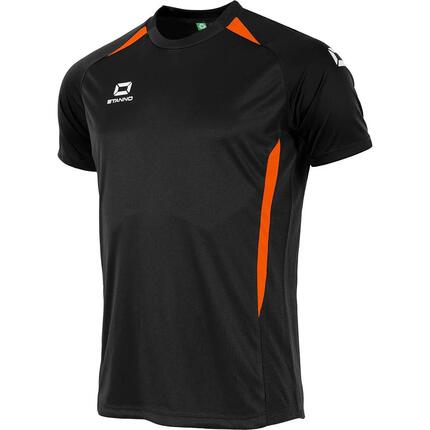 Shirt - Teamsport - Heren - Stadio - vochtafvoerend, ademend - Zwart/Oranje