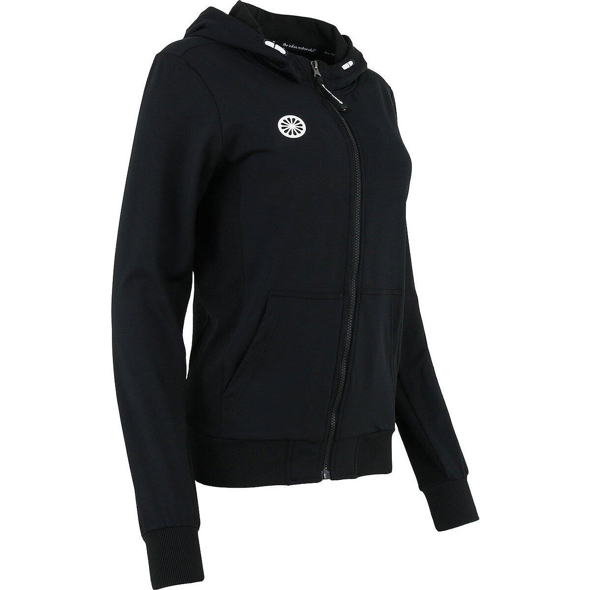 Indian Maharadja Kadiri Hooded Jacket Dames - Zwart. 3/4