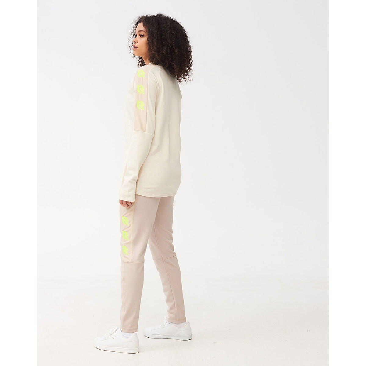 Robey Performance Pantalon d'entraînement Enfants - Sable / Jaune fluo 3/5
