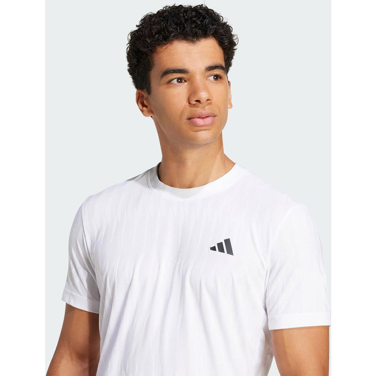 T-shirt - Tennis - Hommes - Coupe Freelift - Léger, respirant - Blanc 5/5