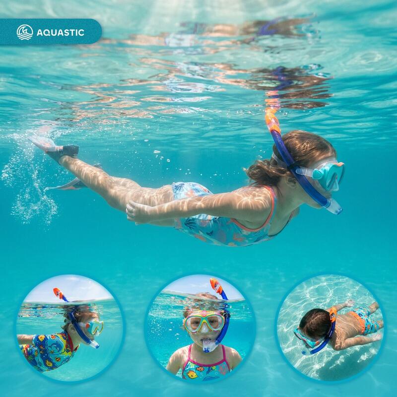 Snorkel pentru copii AQUASTIC Shelly