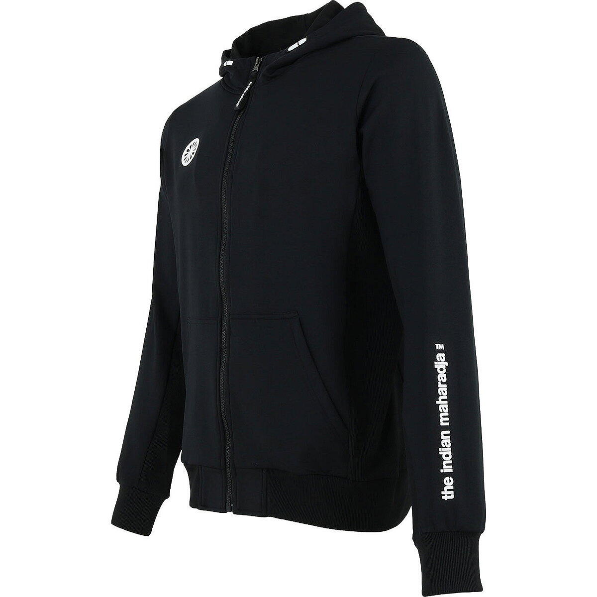 Veste à capuche Indian Maharadja homme - Noir, slimfit 3/4
