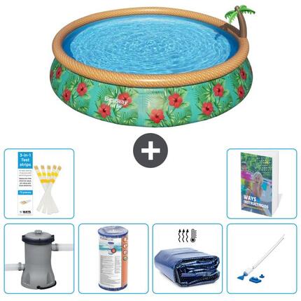 BESTWAY Piscina Bestway Fast Set Redonda - 457x84 cm - 7-piezas S201