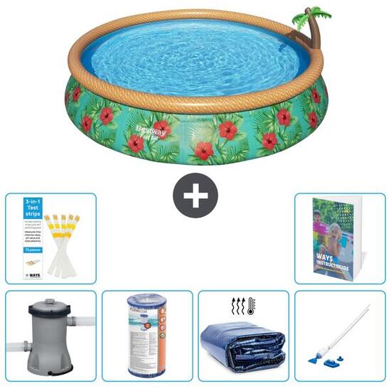 BESTWAY Piscina Bestway Fast Set Redonda - 457x84 cm - 7-piezas S201