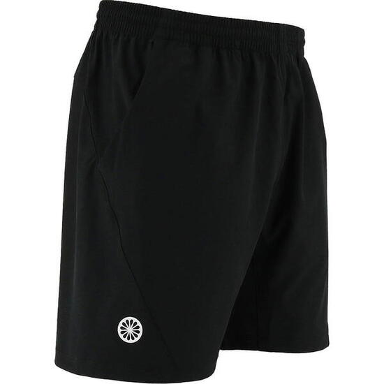 Short - Tennis - Hommes - Confort extensible, poches pour balles - Kadiri - Noir