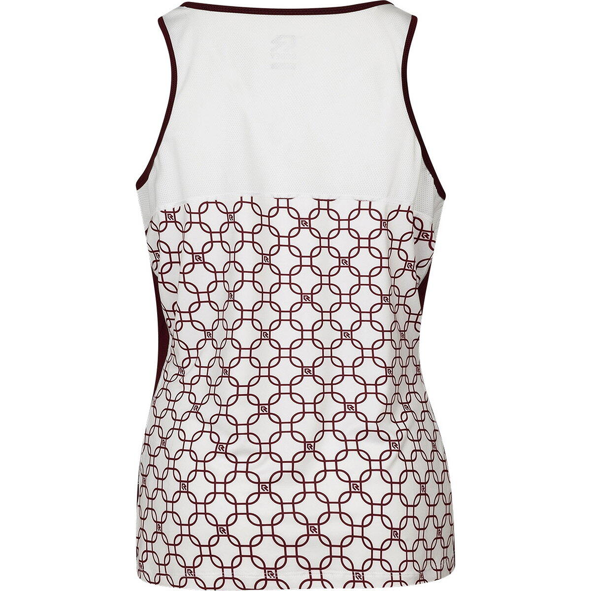 Robey Tennis Dropshot Débardeur Femme - Blanc / Bordeaux 4/5