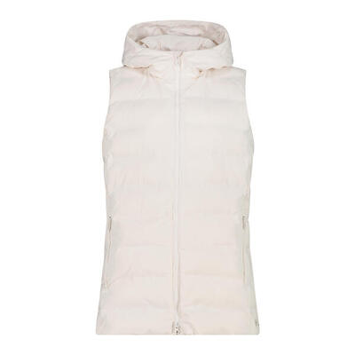 Donsvest zonder mouwen met rits en capuchon voor dames cmp