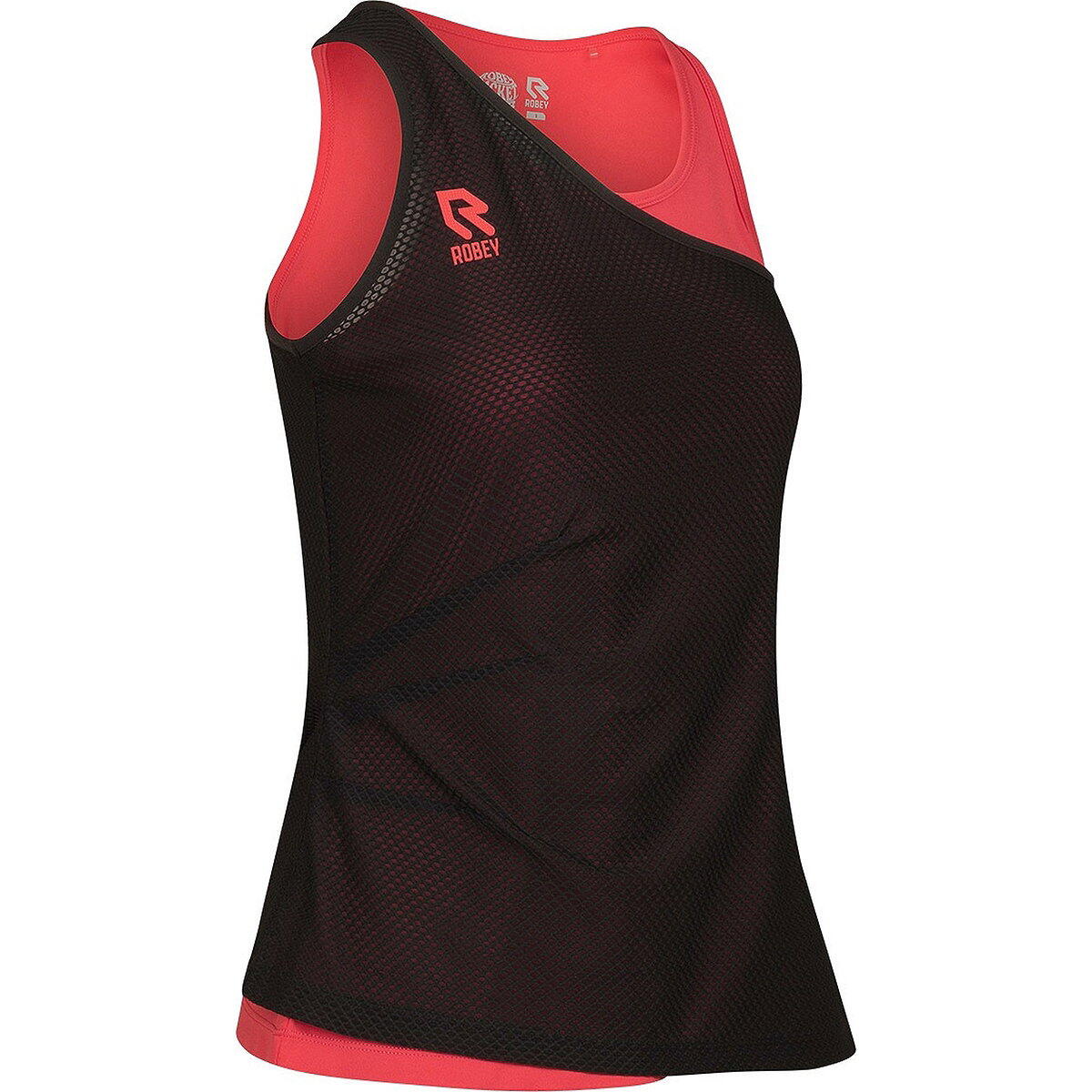 Robey Tennis Smash Débardeur Femme - Noir / Corail 2/5