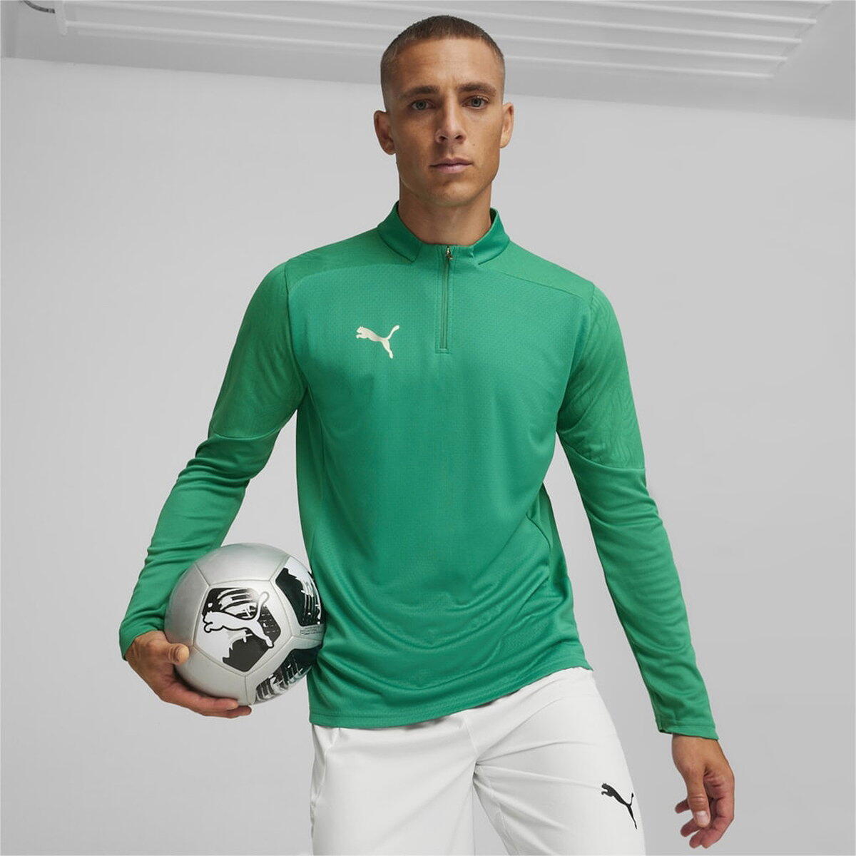 Puma Teamfinal Ziptop Homme - Vert 3/5