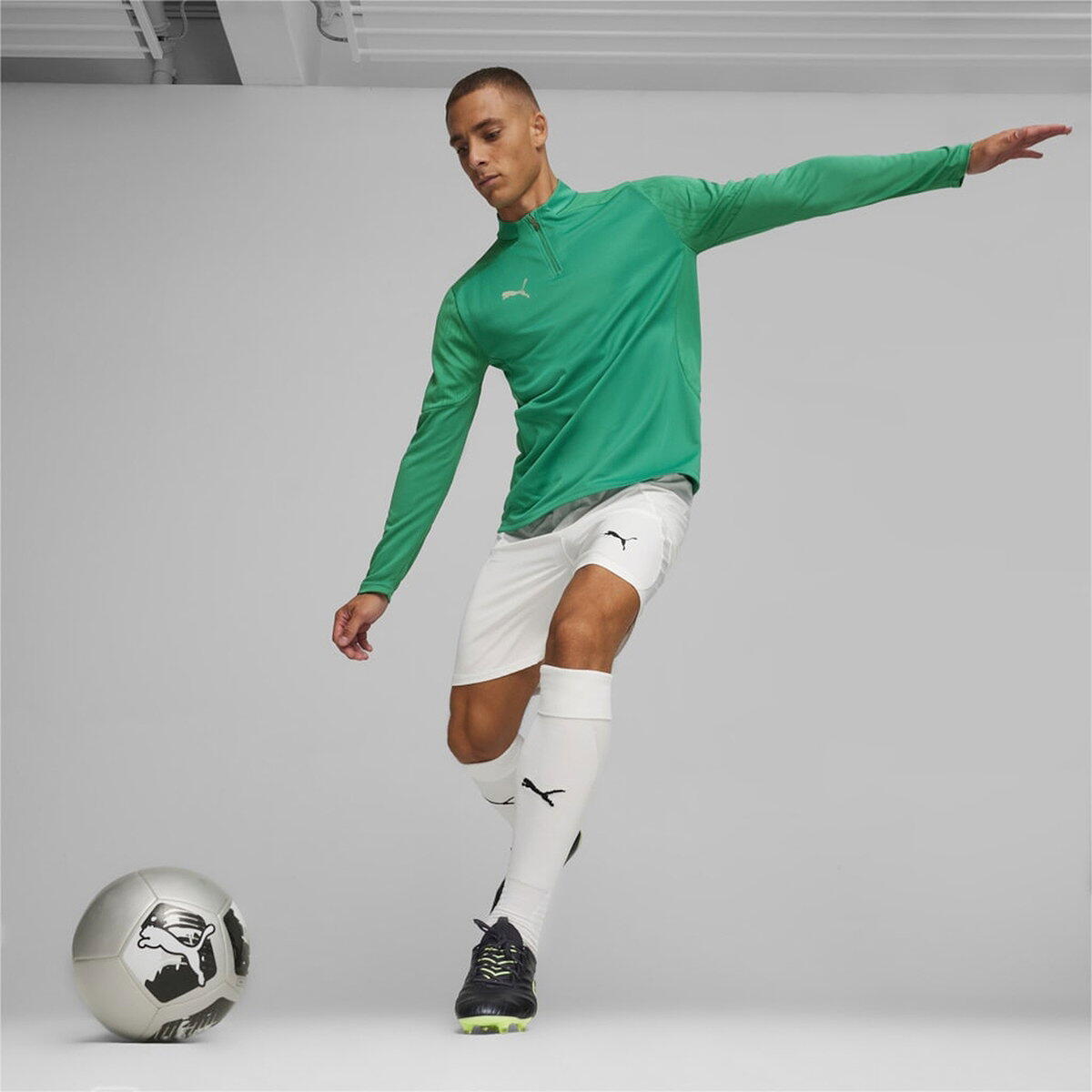 Puma Teamfinal Ziptop Homme - Vert 5/5