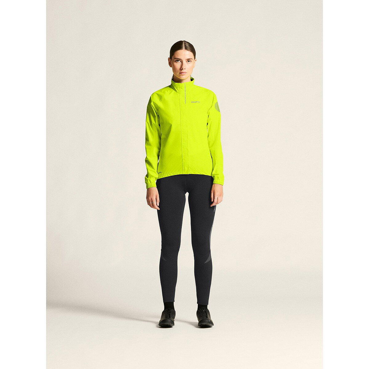 Craft Core Endur Hydro 2 Veste Pluie Vélo Femmes - Jaune Fluo 2/5