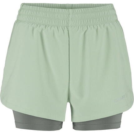 Craft Adv Essence 2 2-In-1 Laufshort Damen - Glacial XL