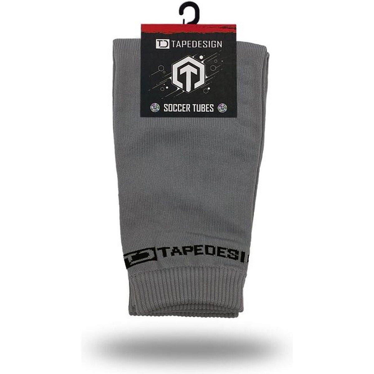 Tapedesign Tubes voetbalkousen voetloos - Grijs 2/2