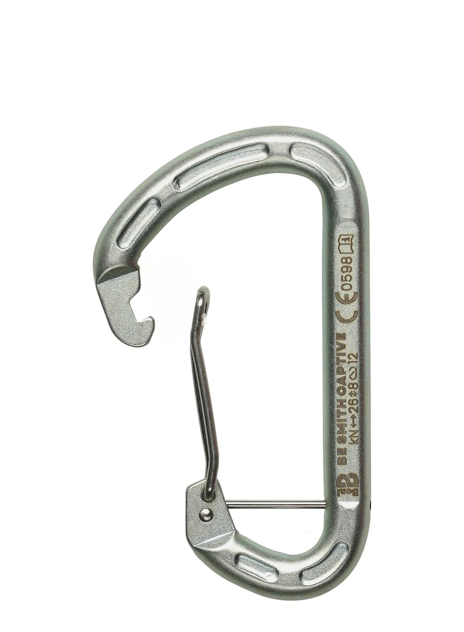 Karabinek Beal Be Smith Captive - grey 3/4