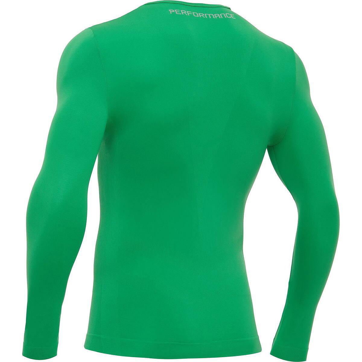 Macron Performance Maillot Manches Longues Hommes - Vert 2/2