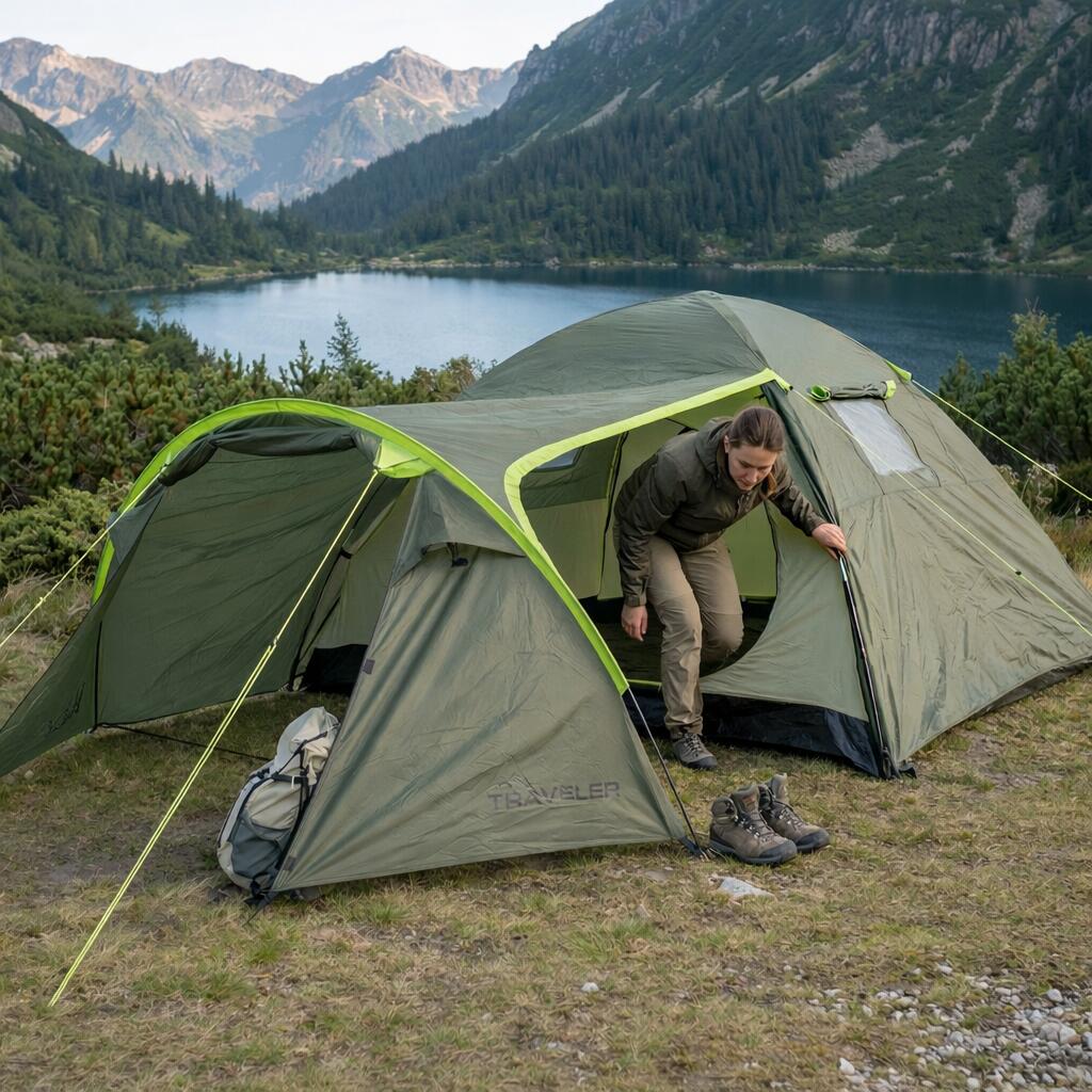 Namiot kempingowy Vayox VA0429 Traveler 3-osobowy 2/8