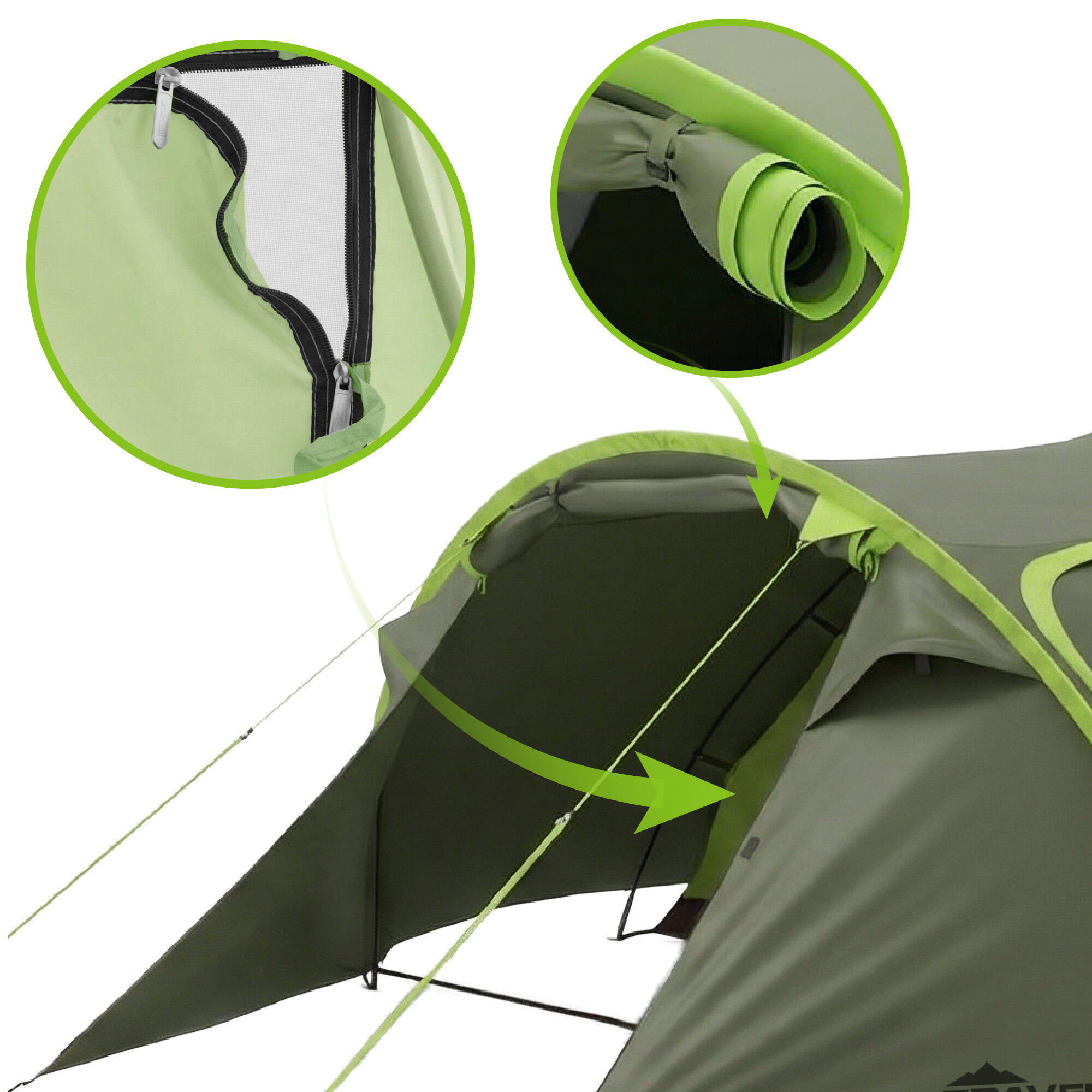 Namiot kempingowy Vayox VA0429 Traveler 3-osobowy 6/8
