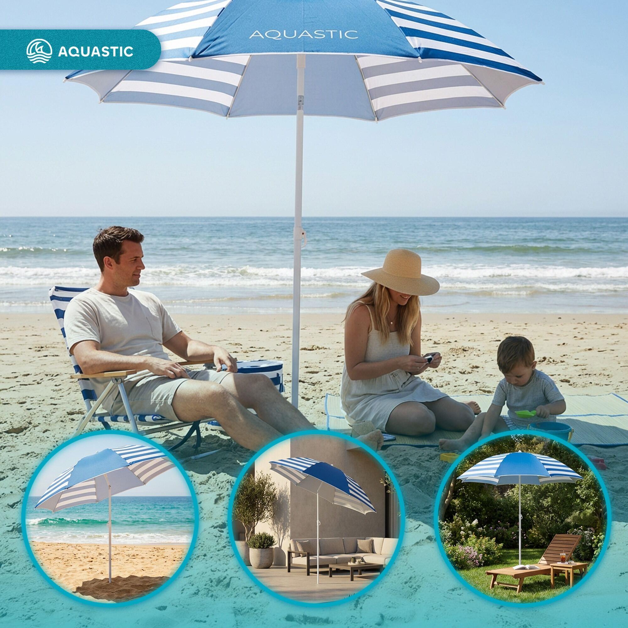 Parasol de plage AQUASTIC Ombrelo 5/7