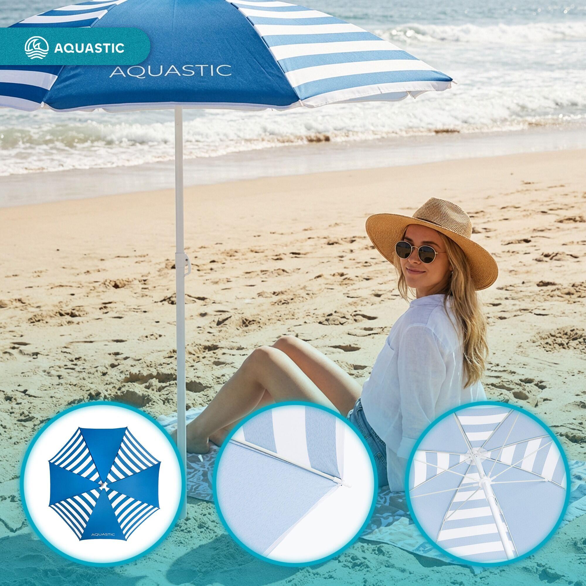 Parasol de plage AQUASTIC Ombrelo 4/7
