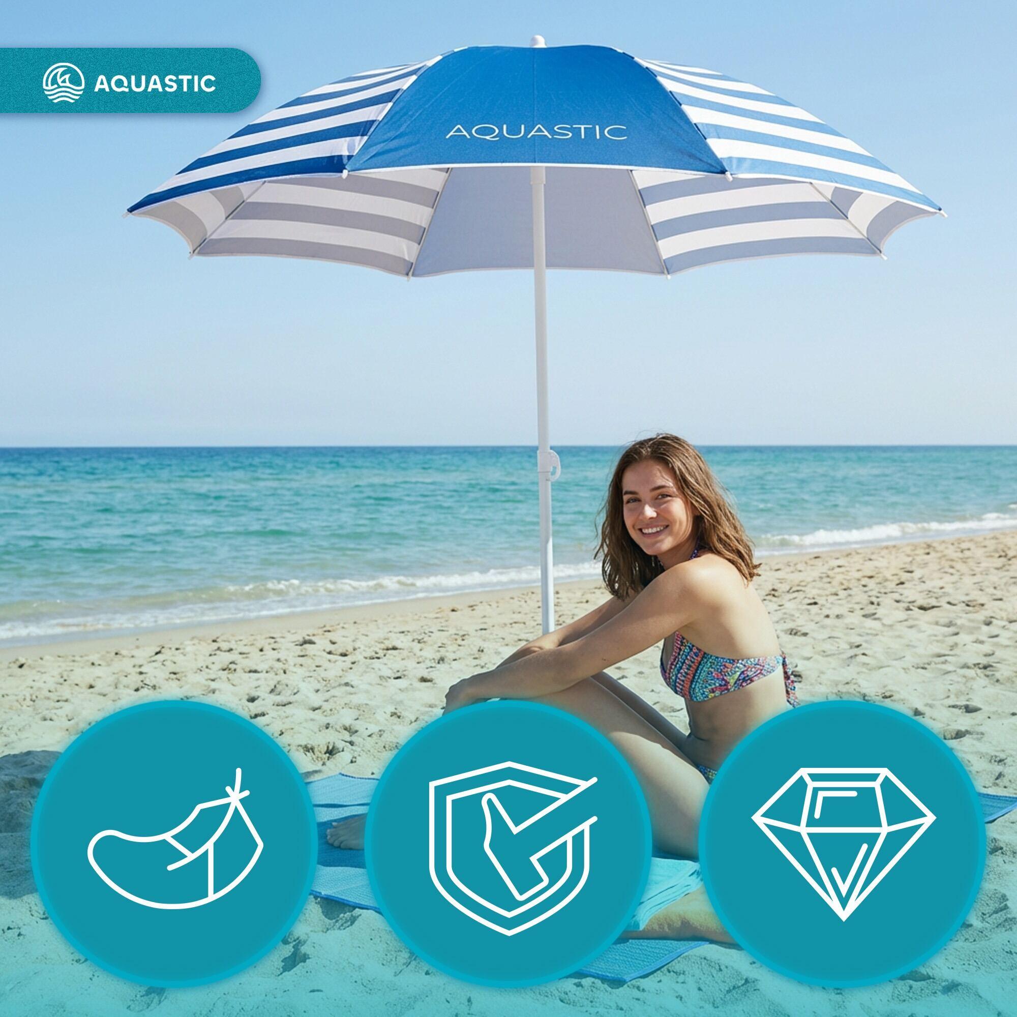 Parasol de plage AQUASTIC Ombrelo 6/7