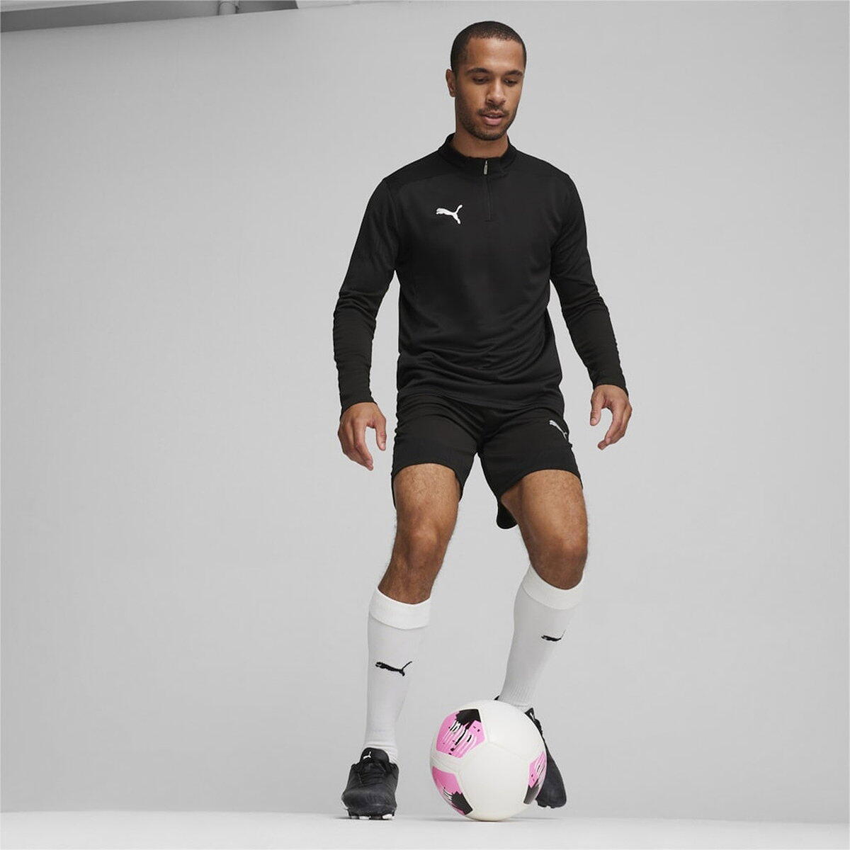 Puma Herren Langarm Shirt teamFINAL Training 1/4 Zip Top 658551 4/5