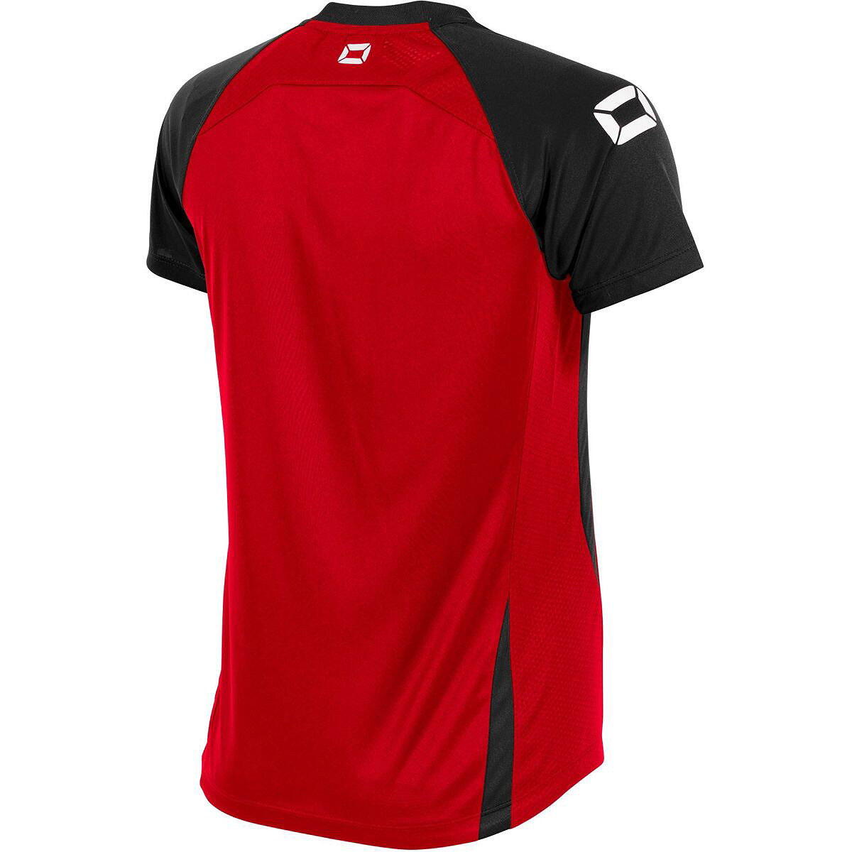 Stanno Stadio Maillot Manches Courtes Femmes - Rouge / Noir 4/5