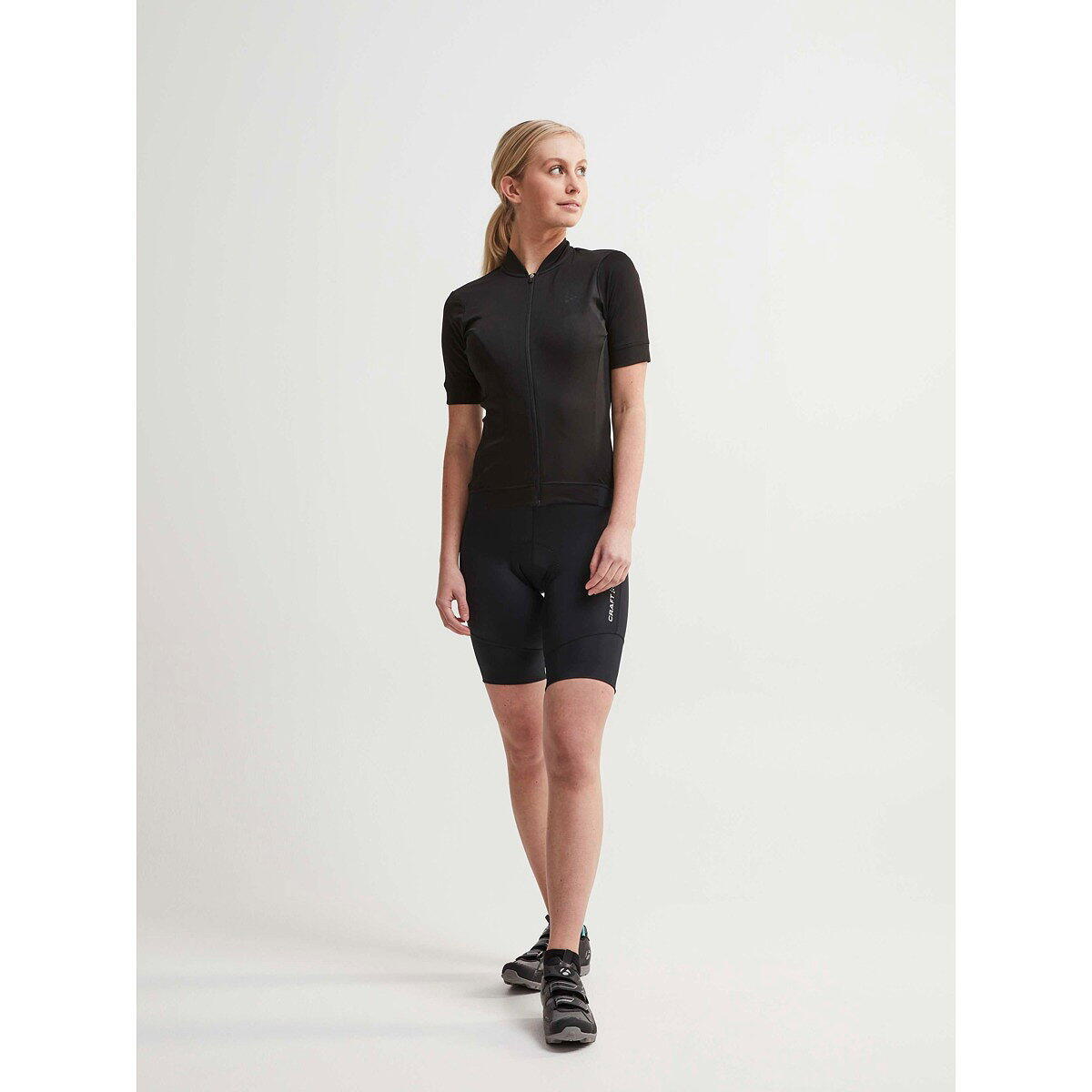 Craft Core Essence Tight Fit Fietsshirt Korte Mouw Dames - Zwart 2/5