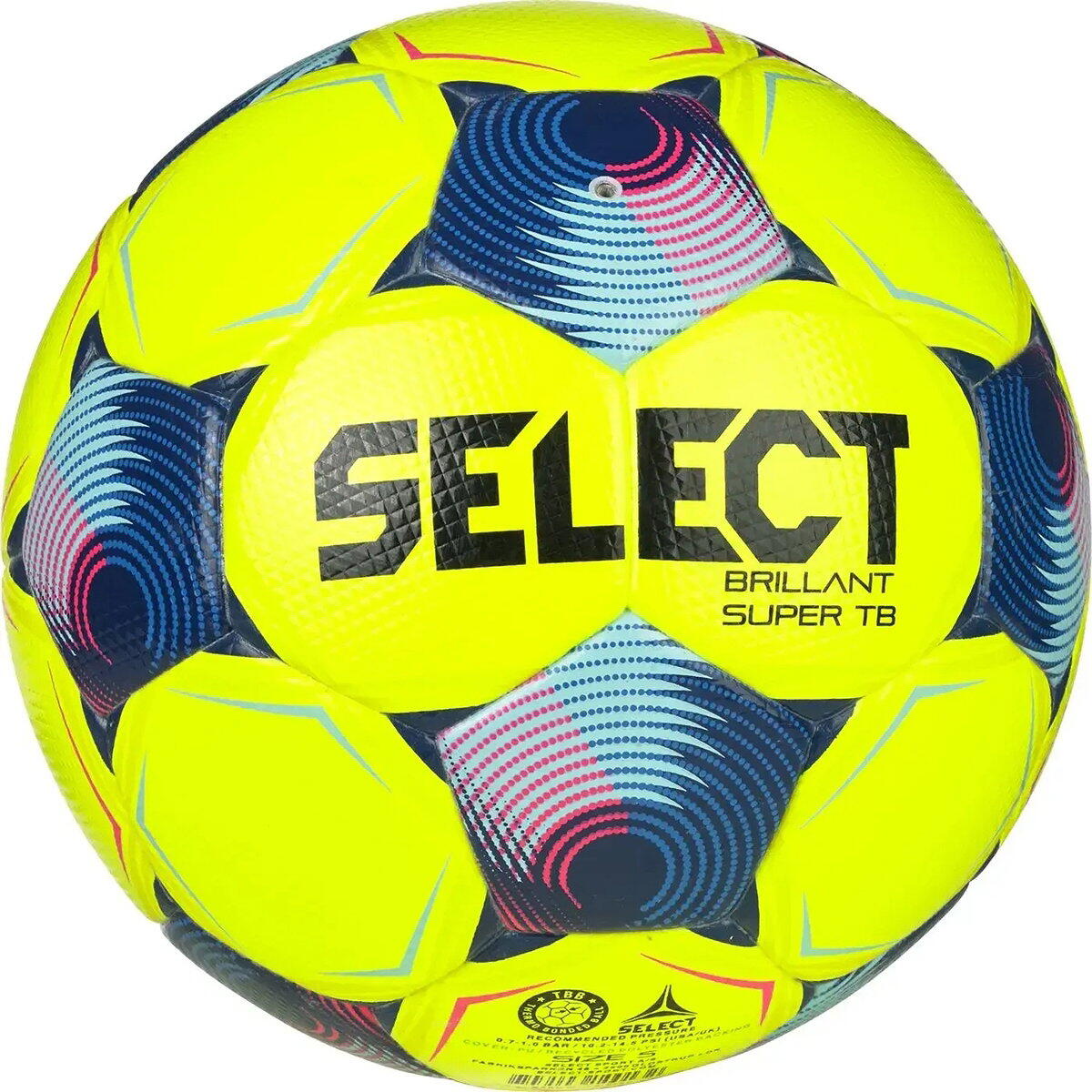 Select Brillant Super TB V25 wedstrijdbal - fluogeel maat 5 2/4