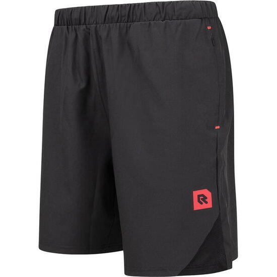 Short d'entraînement - Fitness - Homme - Bey‑Dry, poches zippées - Noir