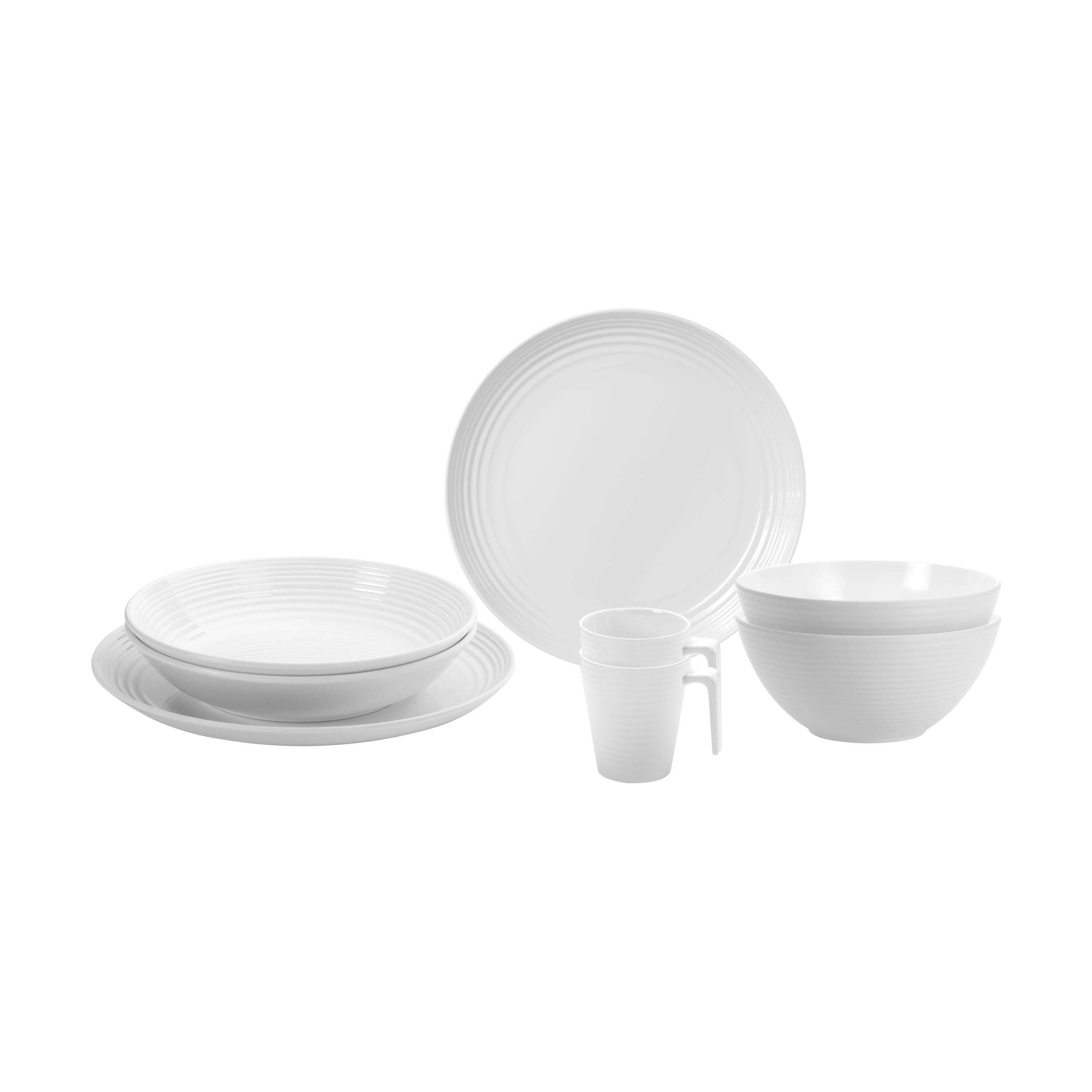 Brunner set de vajilla camping melamina 8 piezas spherica 2/7