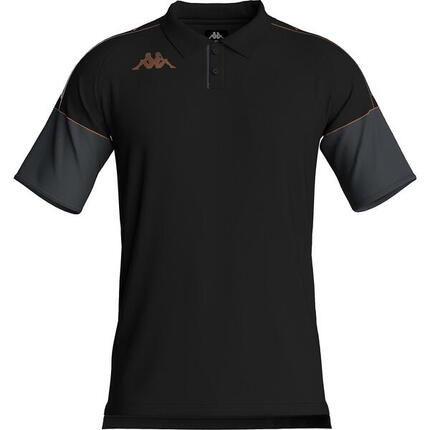 Kappa Miolo Polo Hommes - Noir / Gris