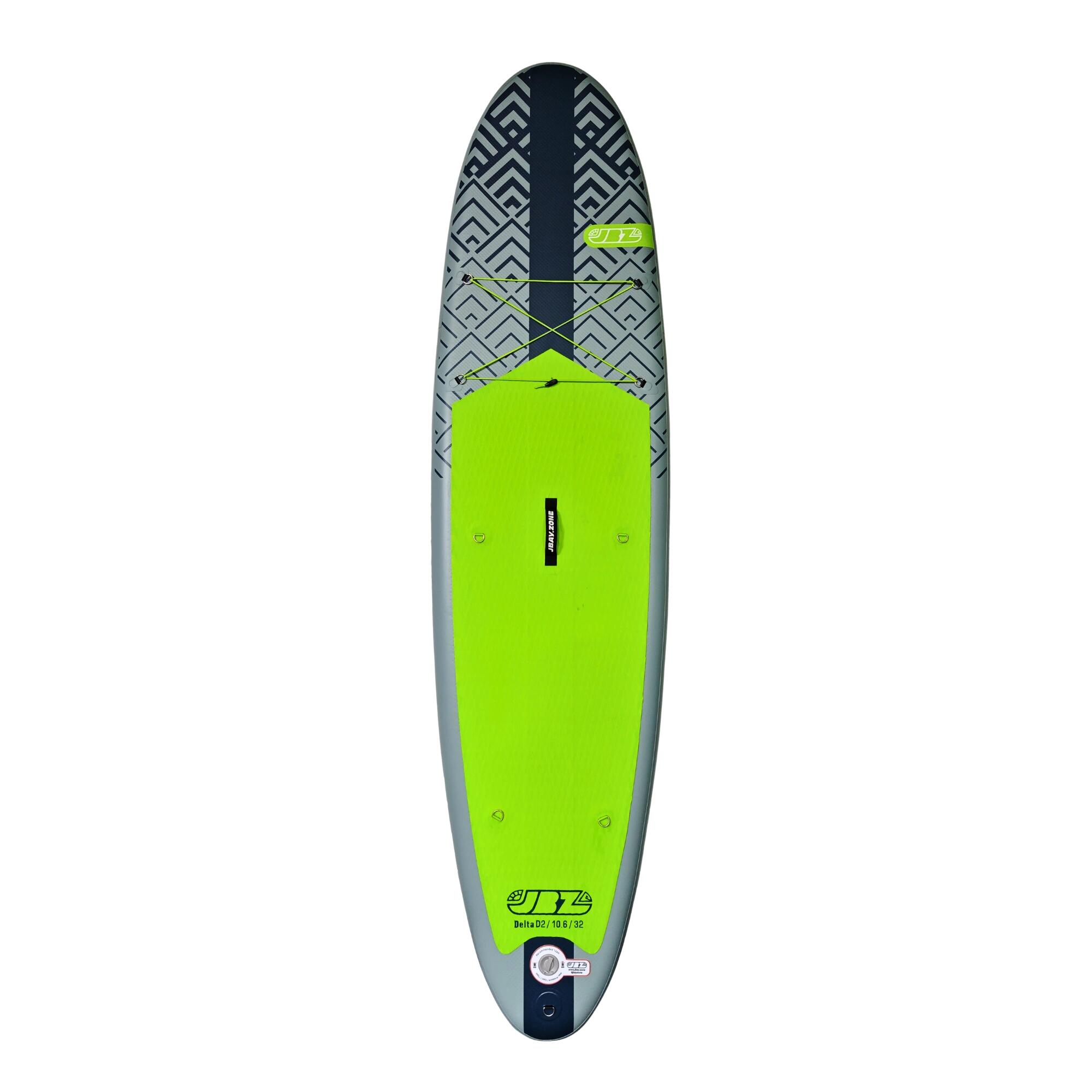JBAY.ZONE Pack SUP Delta D2 ALLROUND gonfiabile 10.6 Verde-Blu 3/7