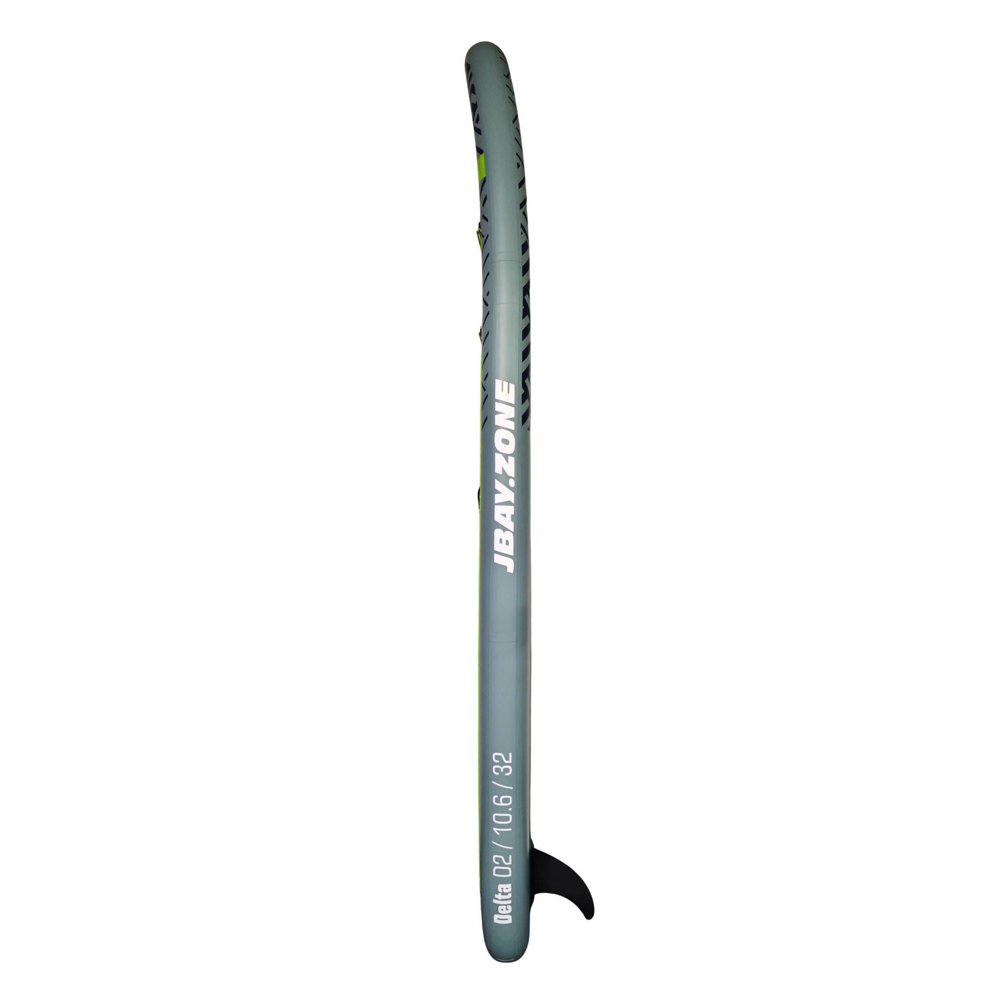 JBAY.ZONE Pack SUP Delta D2 ALLROUND gonfiabile 10.6 Verde-Blu 5/7