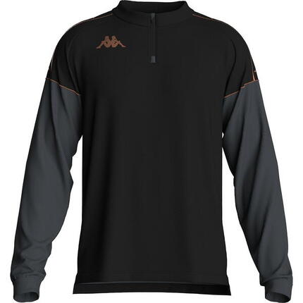 Kappa Massolo Ziptop Homme - Noir / Gris