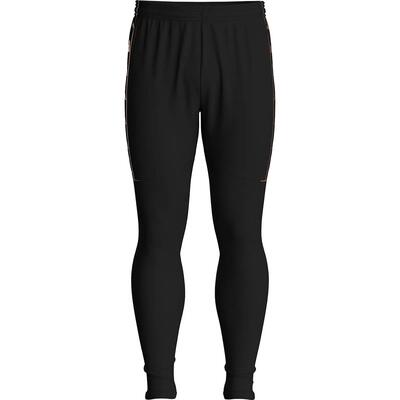 Trainingsbroek - voetbal - heren - meschin - gedrukt, elastische taille - zwart