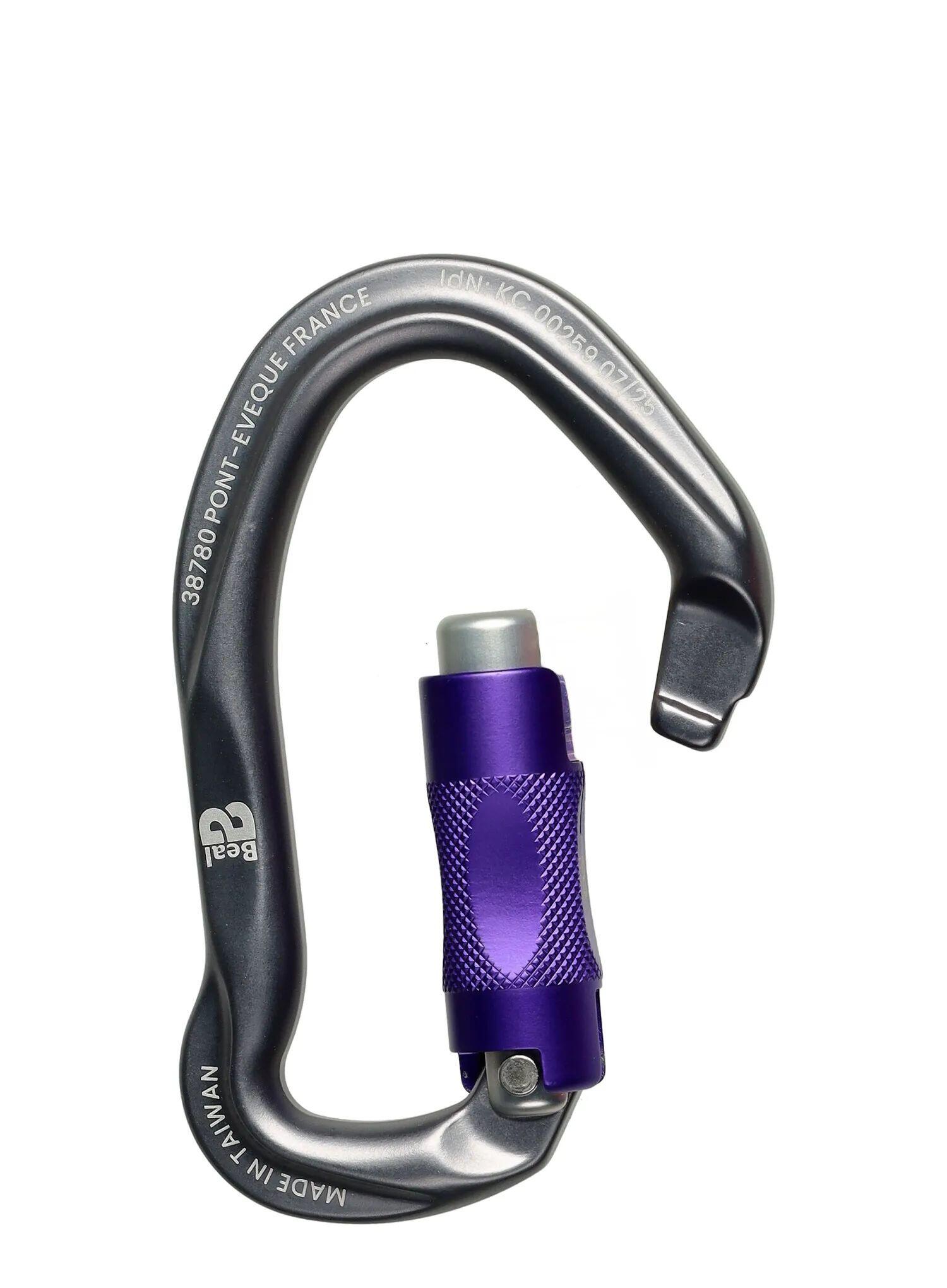 Karabinek wspinaczkowy Beal Be Link Bi Matic - darkstone 3/4