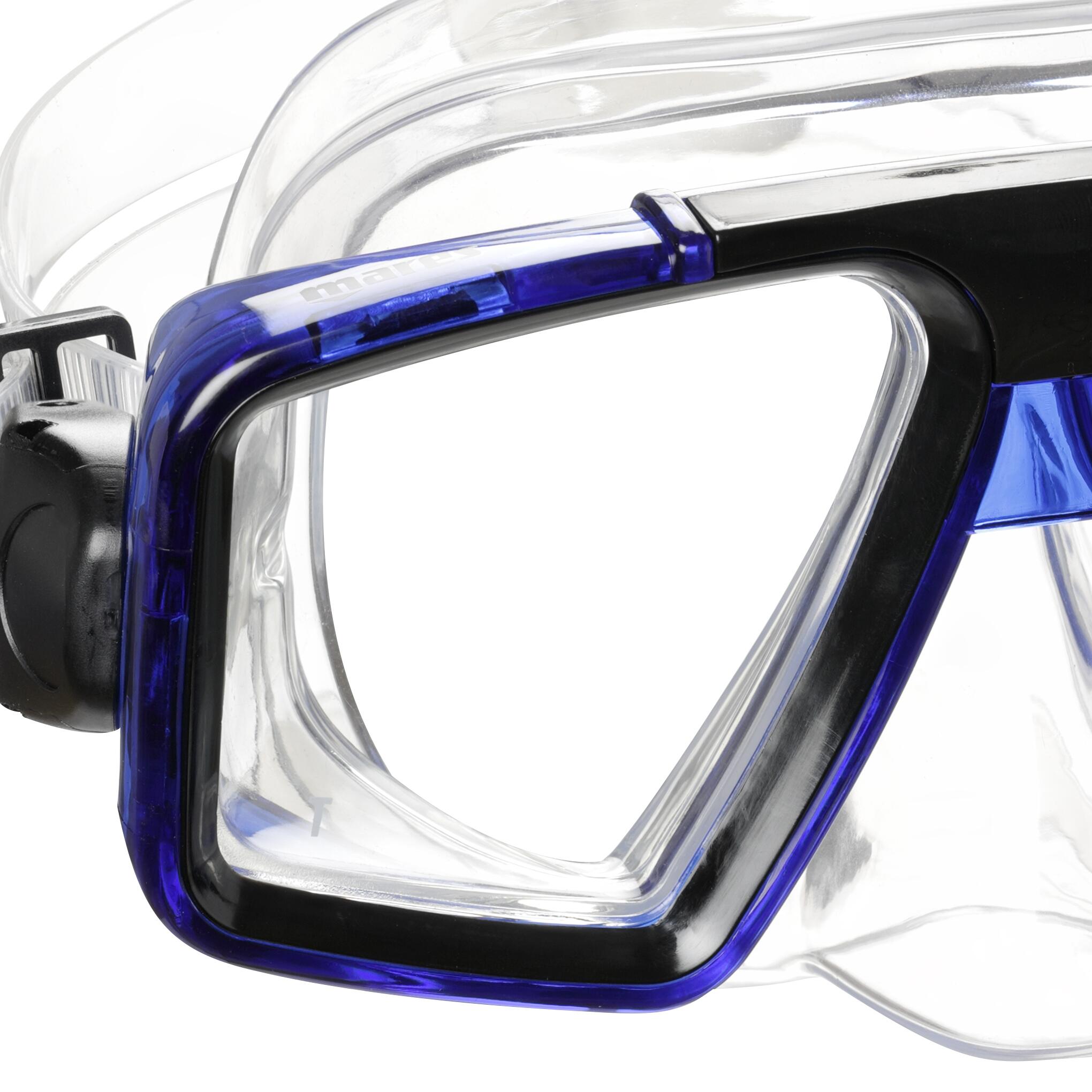 Máscara Snorkeling Duplo Vidro Starfish Silicone Fivelas Rotativas Ultraleve 2/2