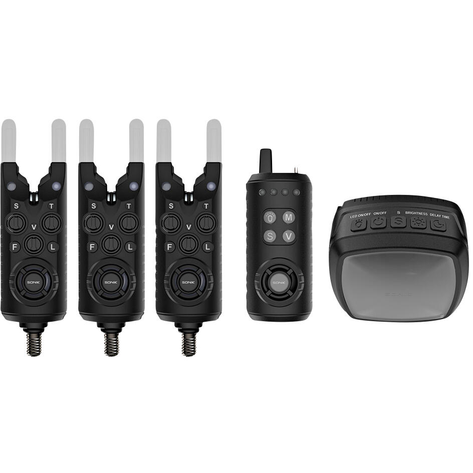 Sonik Gizmo2 Alarm Set 2+1 inkl. Bivvy Light 4/5
