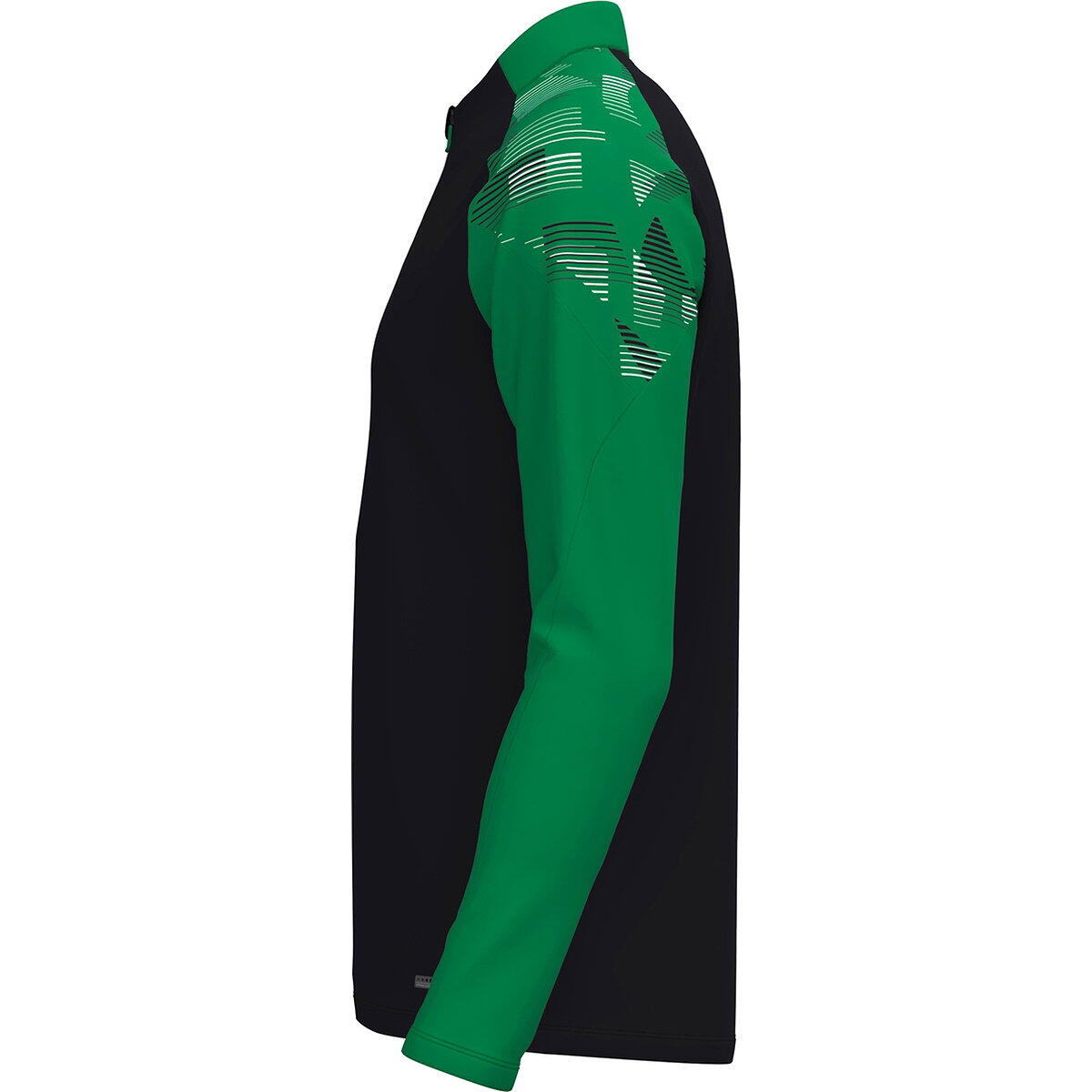 Jako Sonic Ziptop Heren - Zwart / Groen 3/5