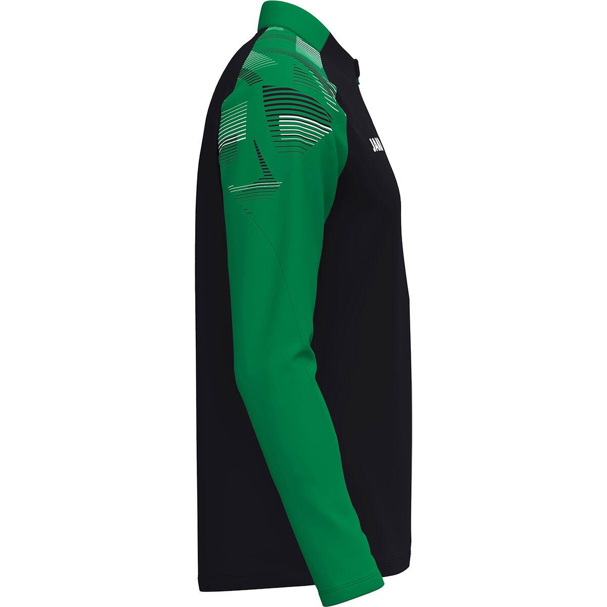 Jako Sonic Ziptop Heren - Zwart / Groen 4/5