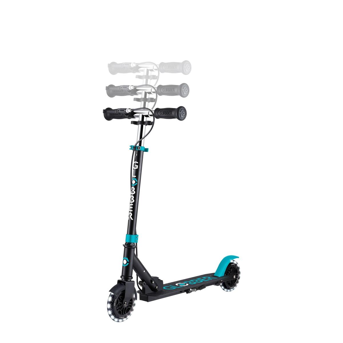 Trotinete de 2 rodas FLOW ELEMENT JUNIOR LIGHTS - Azul-petróleo 2/5