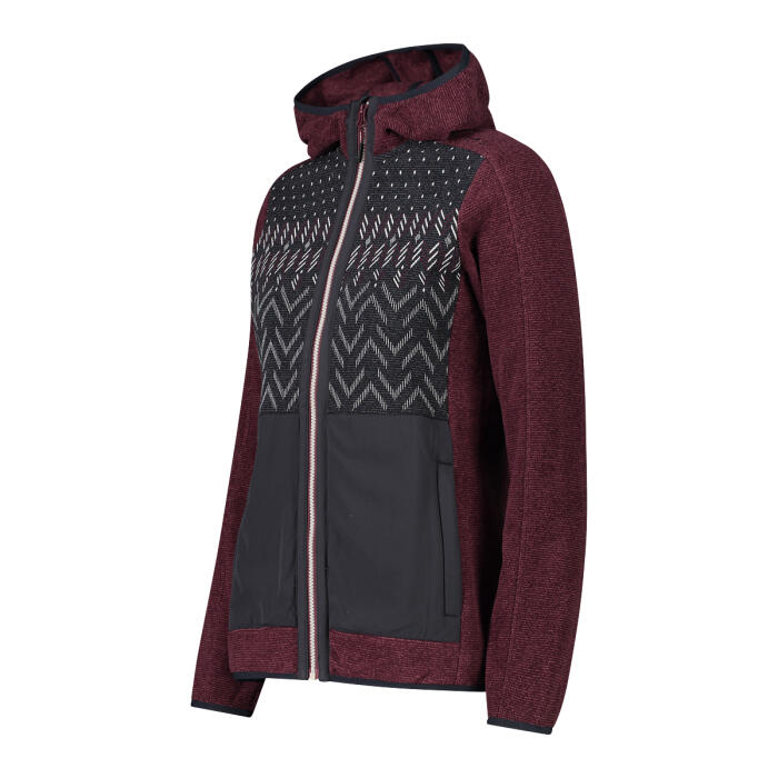 CMP Damen Fleecejacke Woman Jacket Fix Hood 33H2336 3/5