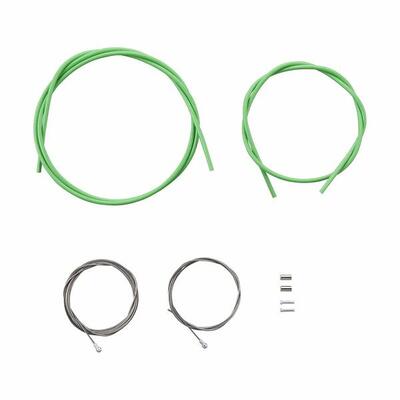 Set di cavi freno con copricavi e terminali di guaina in acciaio inox Shimano SI