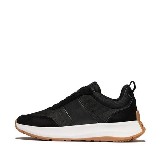 Damskie zamszowe buty sportowe FitFlop F-Mode Flow